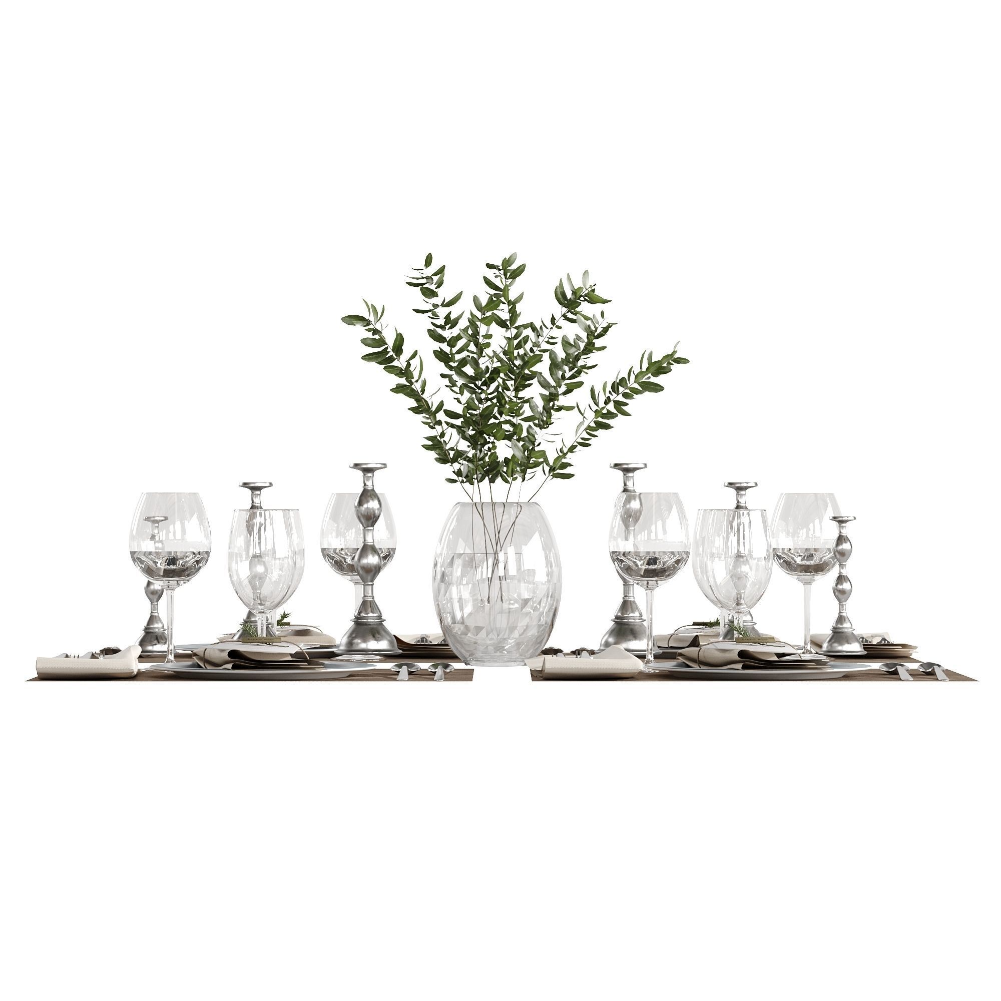 Table setting 01 3D model_44