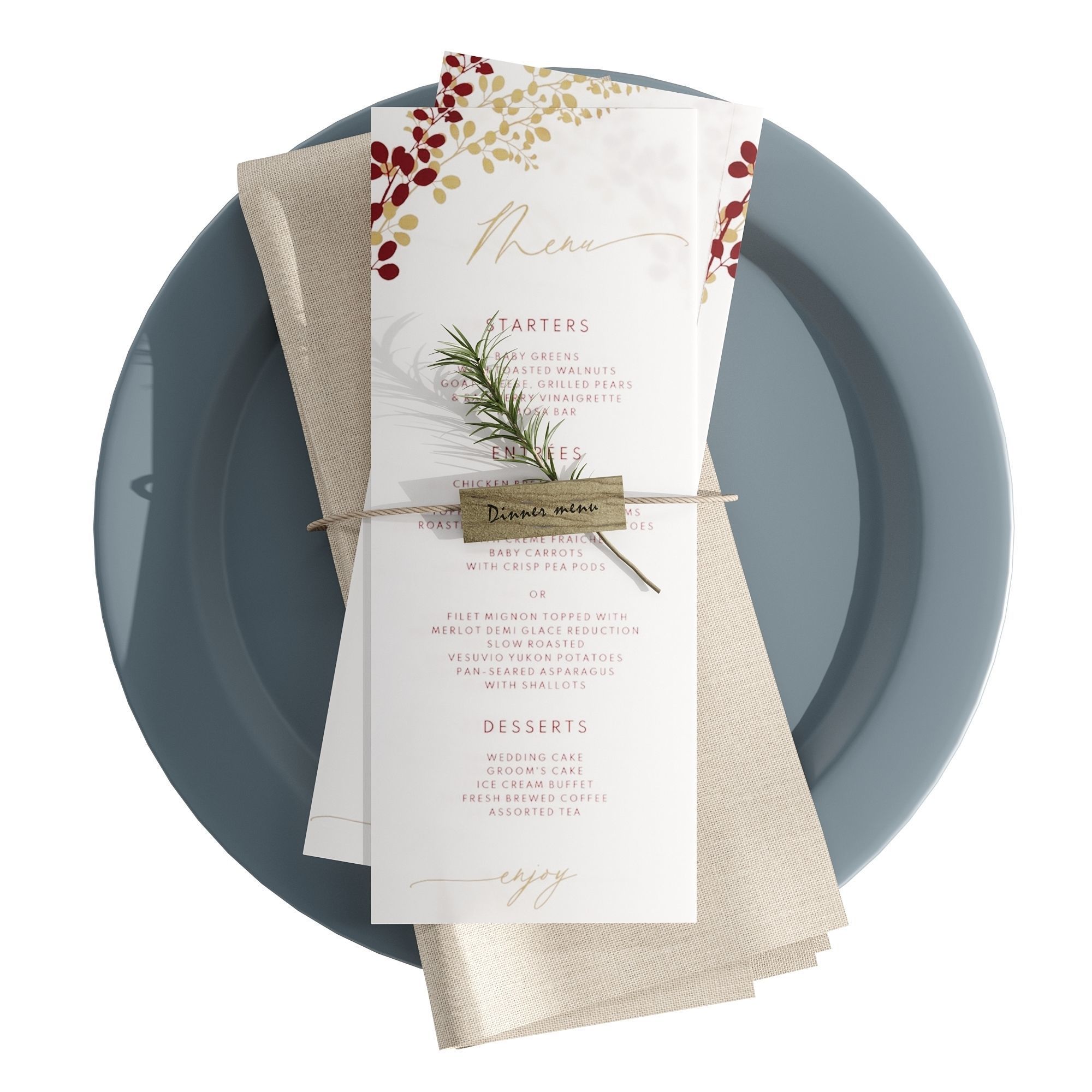 Table setting 01 3D model_22