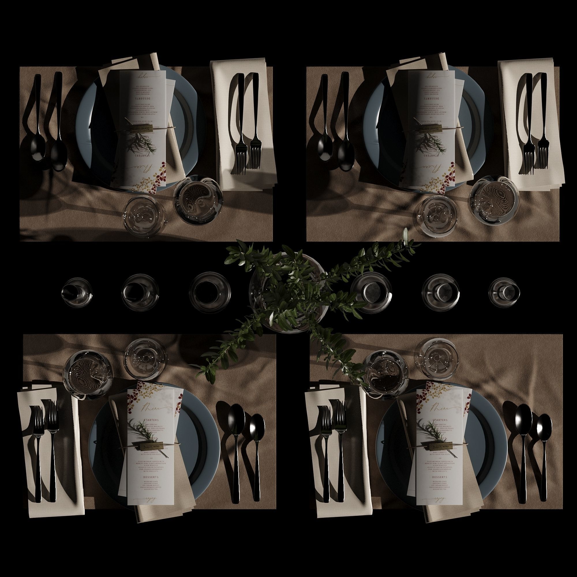 Table setting 01 3D model_32