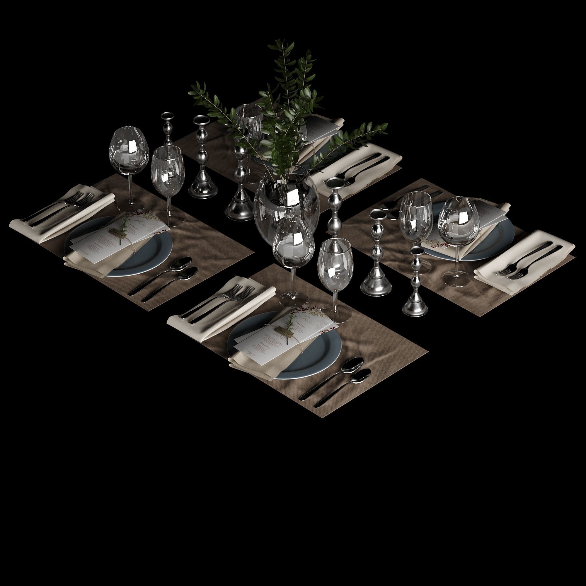 Table setting 01 3D model_52