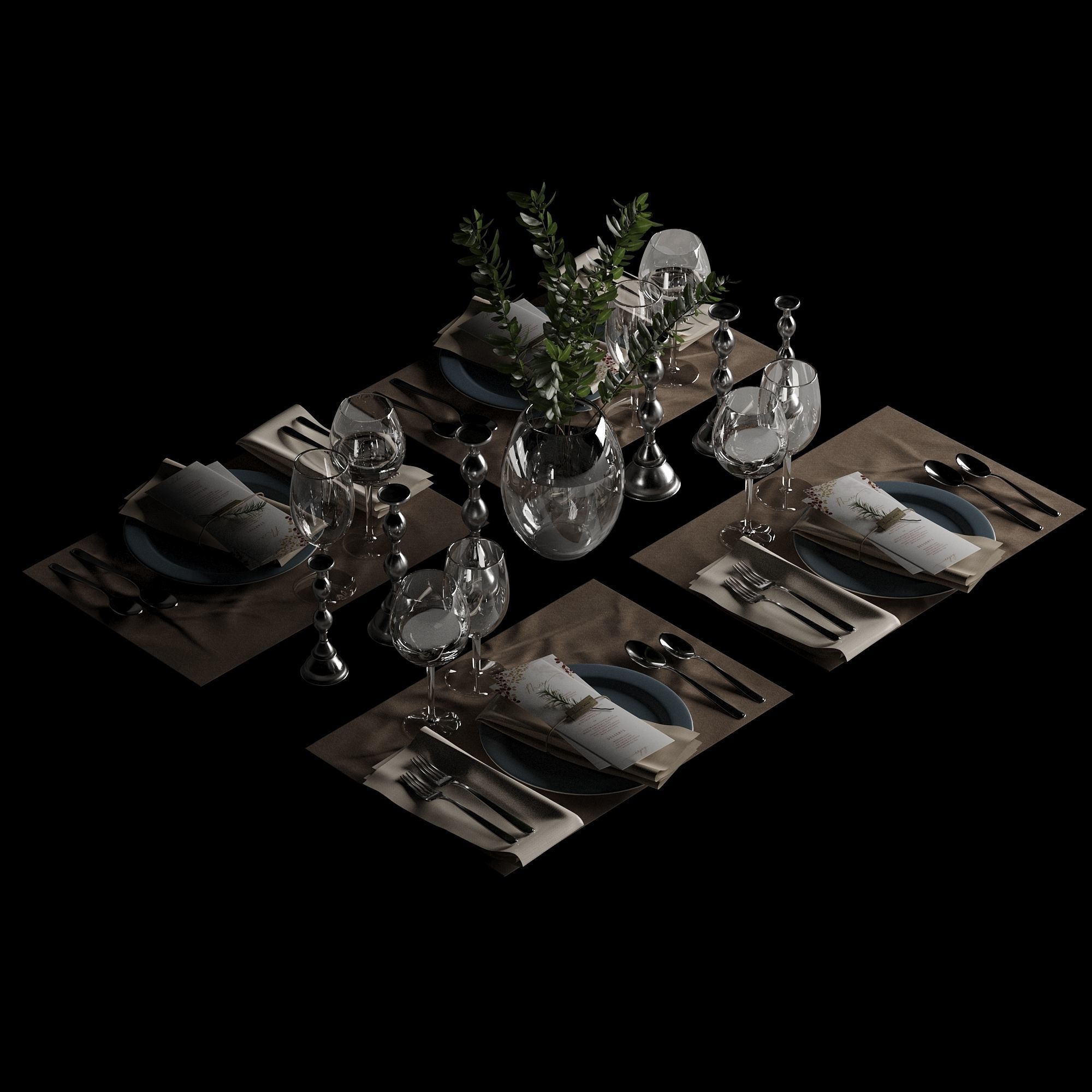 Table setting 01 3D model_50