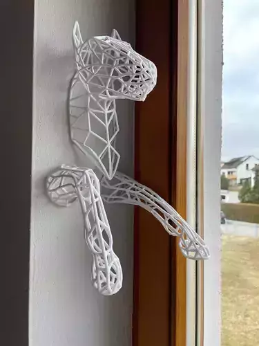 printready WireframeHorse Wall decoration Artwork