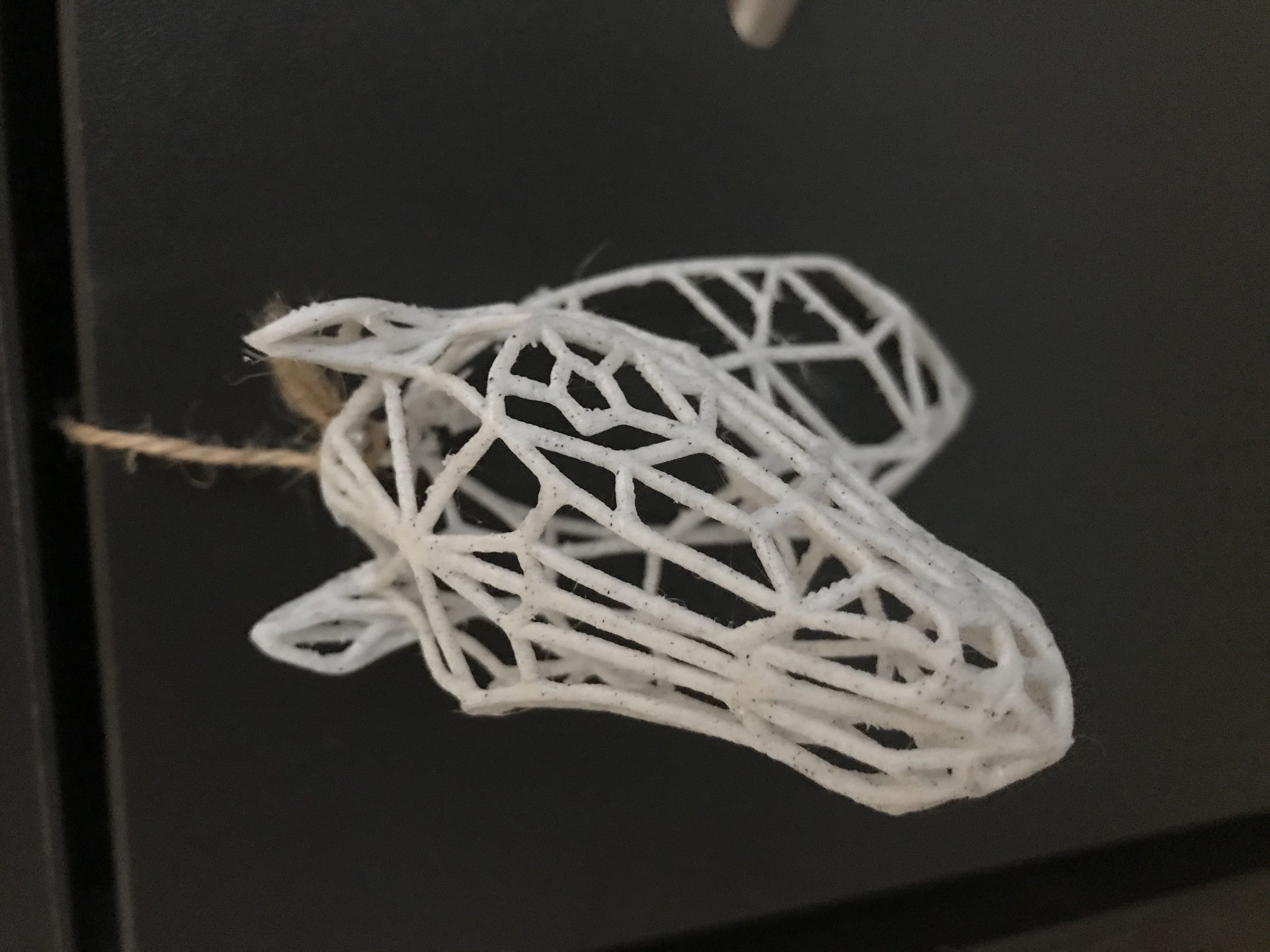 printready WireframeHorse Wall decoration Artwork 3D print model_7