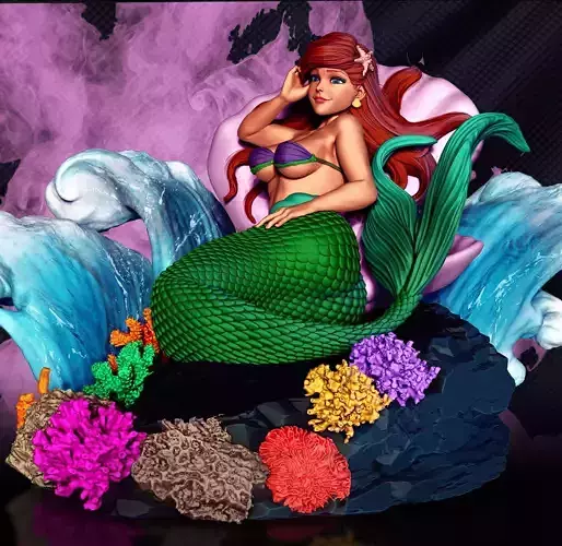 Ariel Little Mermaid adult and NSFW version 