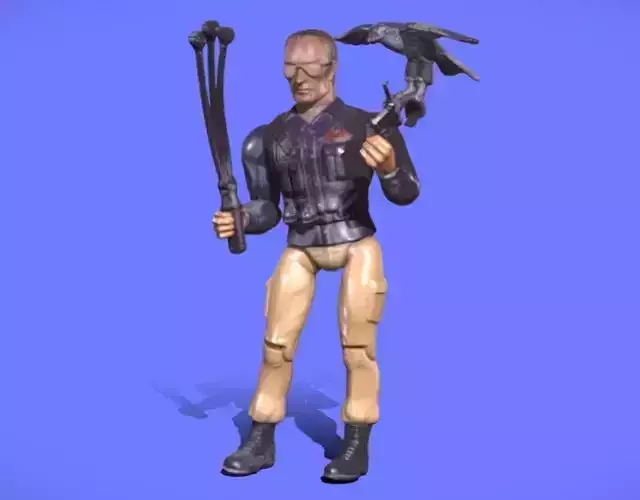 80s RAMBO  WARHALK  FIGURE - 3D SCAN