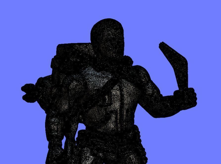 80s RAMBO TURBO FIGURE - 3D SCAN 3D print model_12