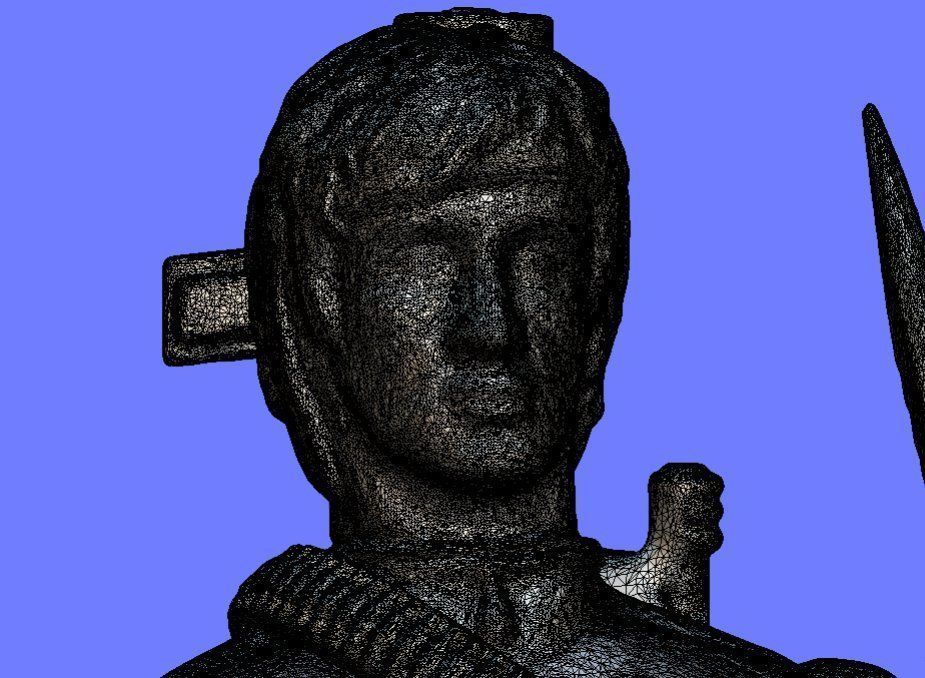 80s RAMBO NO SHIRT FIGURE - 3D SCAN 3D print model_11