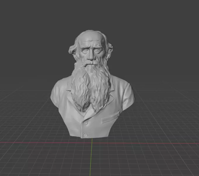 Leo Tolstoy 3D print model_18