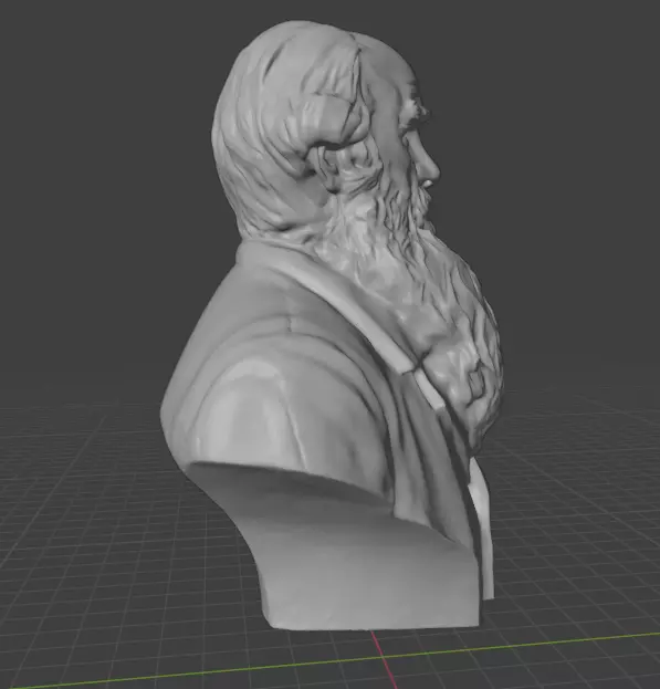 Leo Tolstoy 3D print model_7