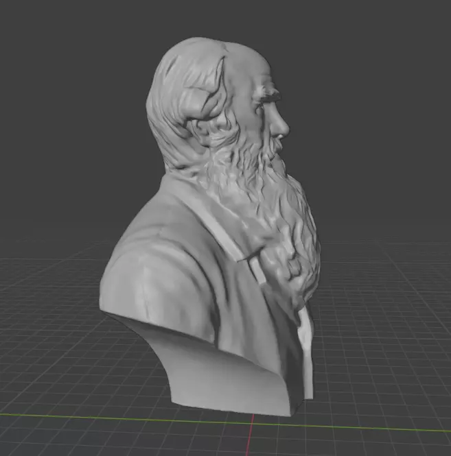 Leo Tolstoy 3D print model_5