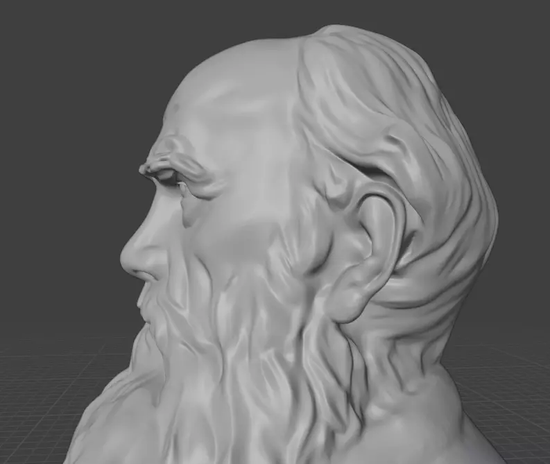Leo Tolstoy 3D print model_24