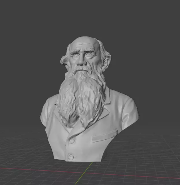 Leo Tolstoy 3D print model_20