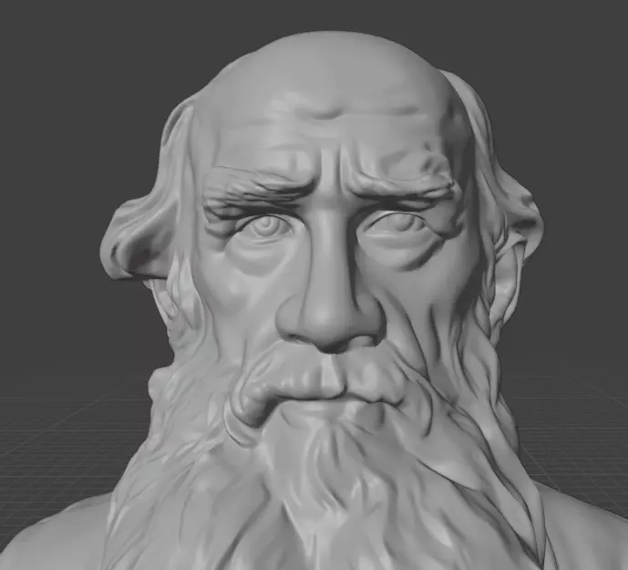 Leo Tolstoy 3D print model_19