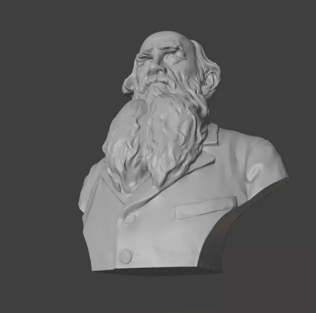 Leo Tolstoy 3D print model_14