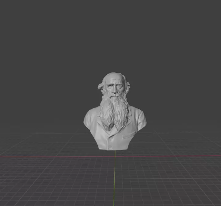 Leo Tolstoy 3D print model_0
