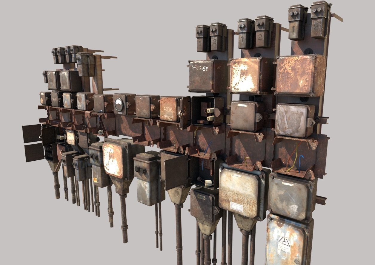Abandoned Fuseboxes 3D model_6