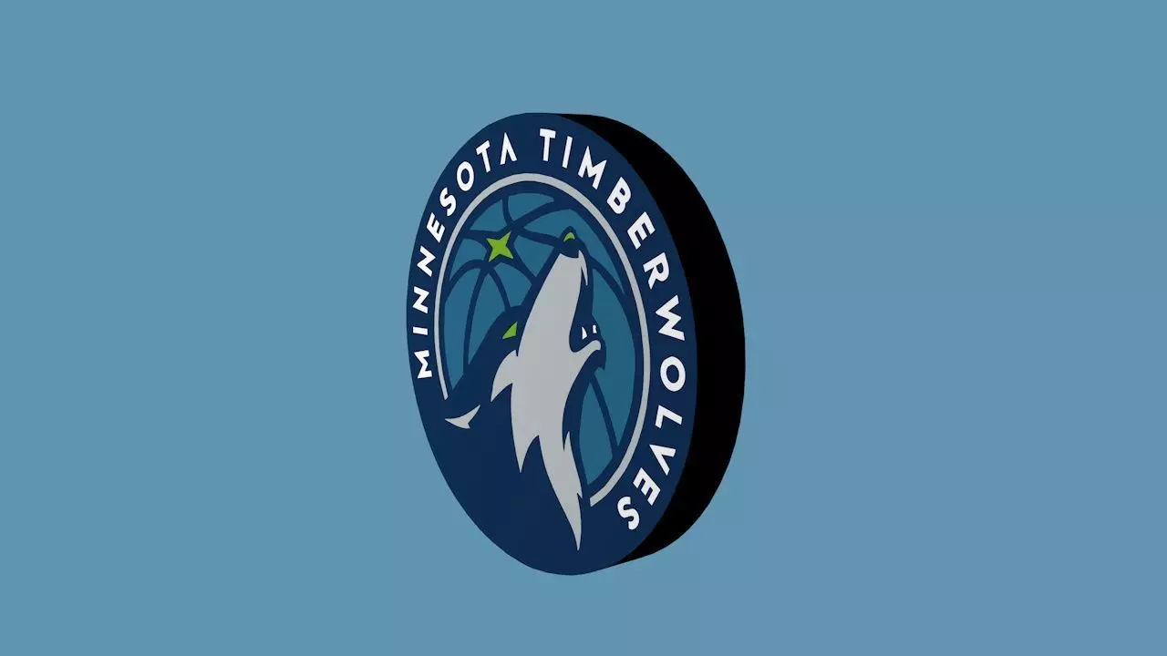 Minnesota Timberwolves Team Logo 3D model
