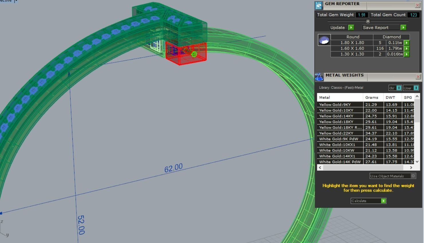 bracelet T 3D print model_2