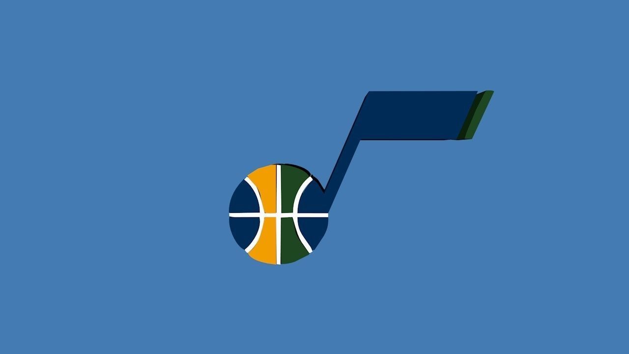 Utah Jazz Team Logo 3D model_1
