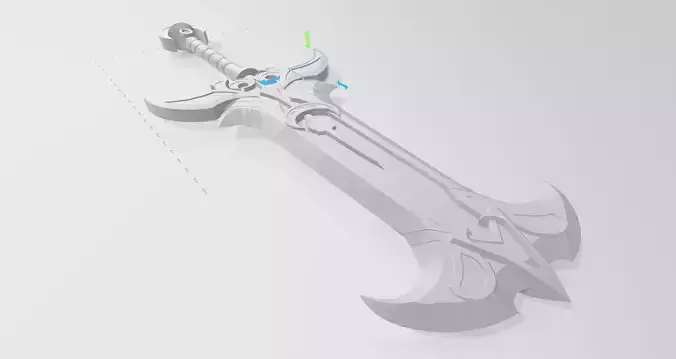 Sword Blood Moon Atrox league of legends 3D print model