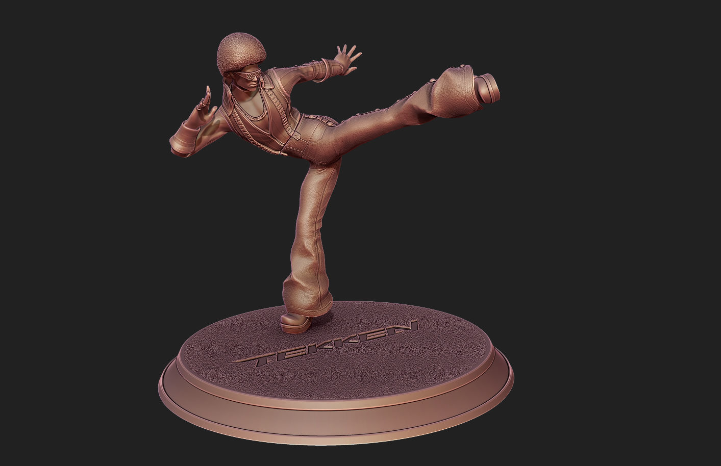 Tekken Tiger Jackson 3D print model_3