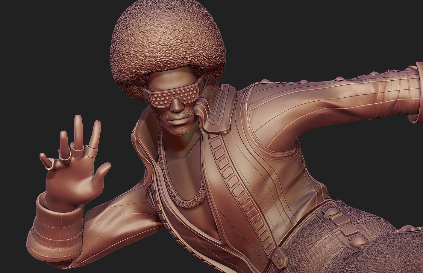 Tekken Tiger Jackson 3D print model_2