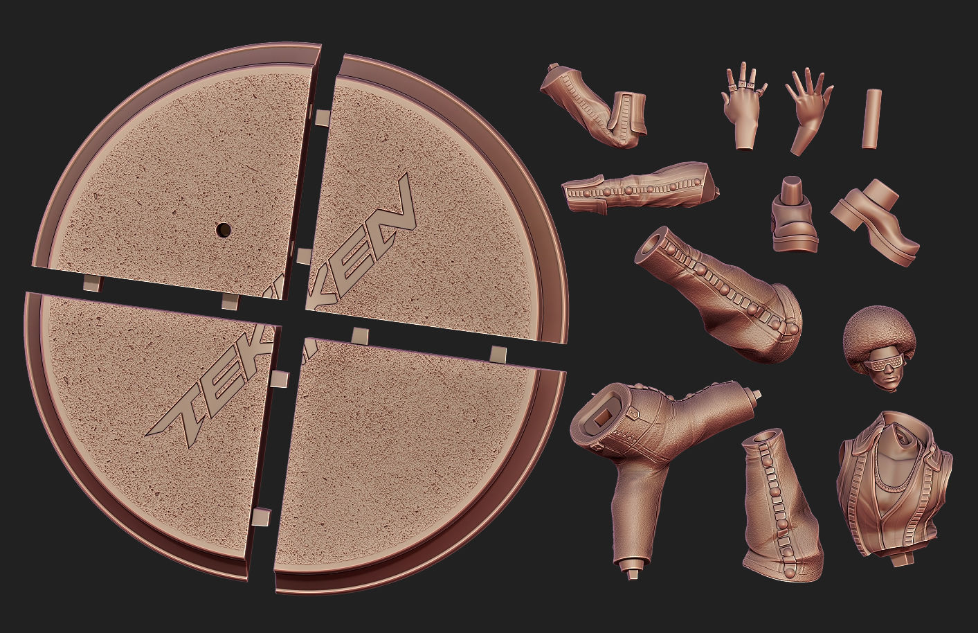 Tekken Tiger Jackson 3D print model_1