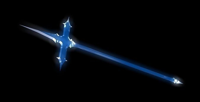 Genshin Impact Rosaria Spear No Lights Version 3D print model