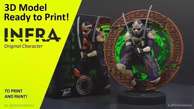 INFRA -Blades of the underworld- for 3D Print