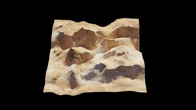 Planet Surface 3D model 3D model