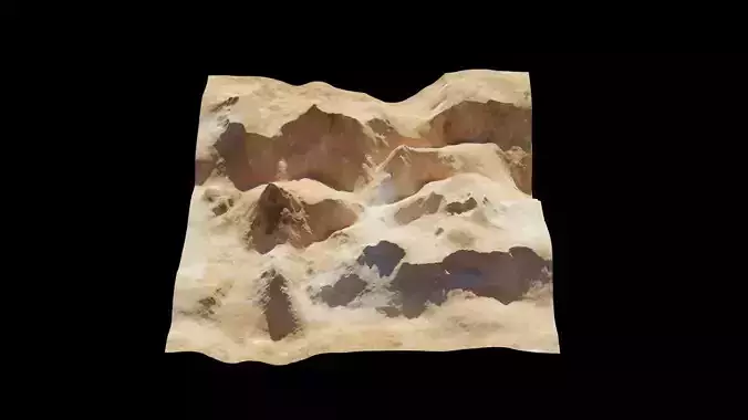 Planet Surface 3D model 3D model