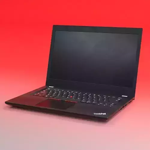 Laptop - ThinkPad T480 Textured 3D model