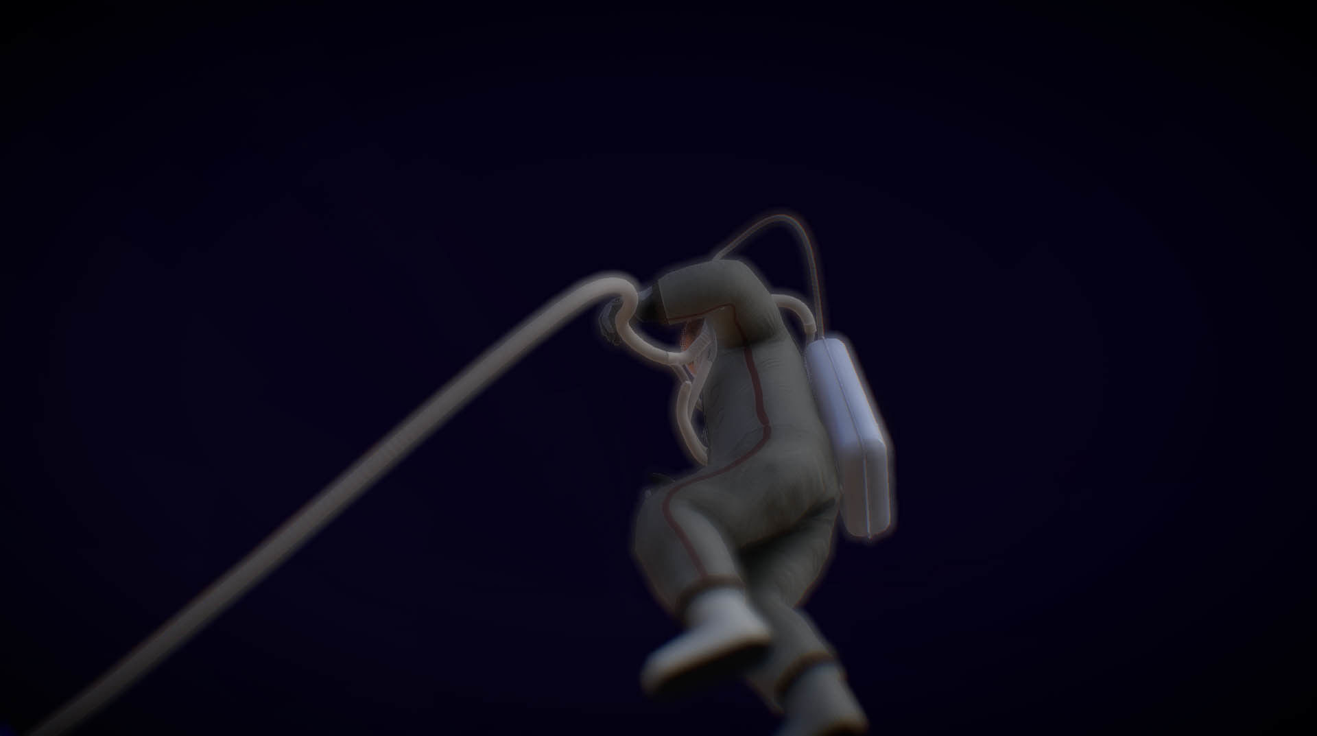 Russian Cosmonaut Voskhod Low-poly 3D model_10