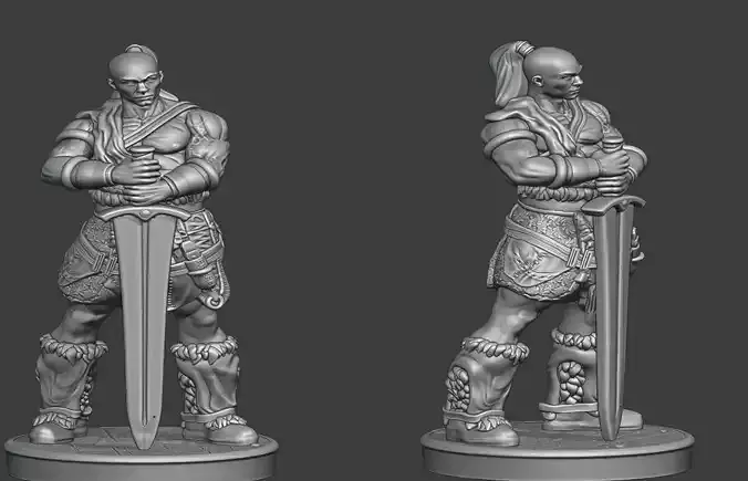 Bald the ethernal Barbarian