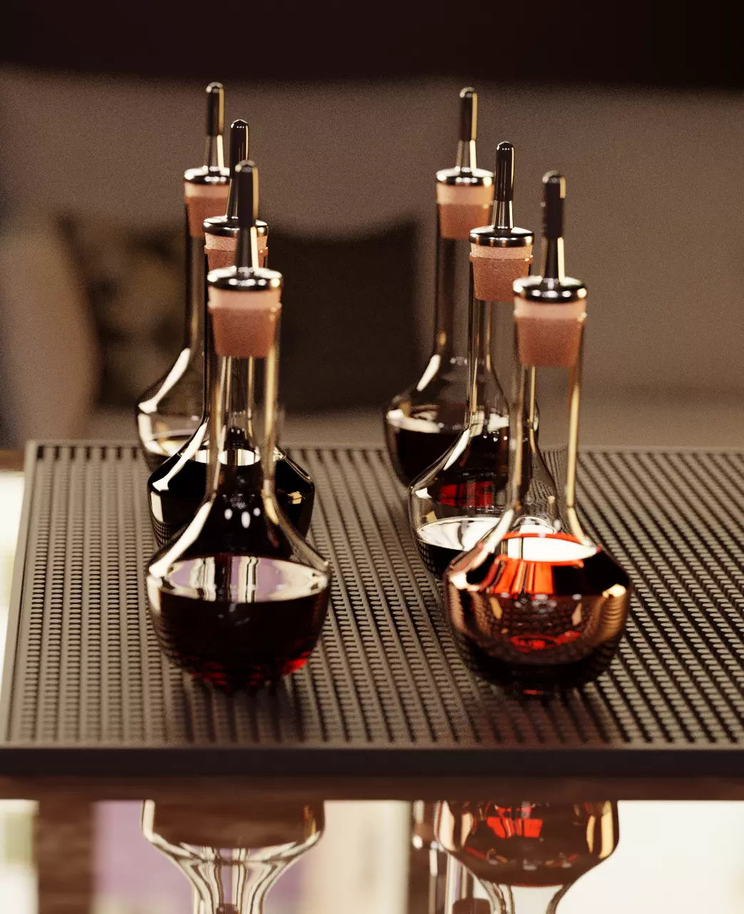 Bitters Bottle 3D model_0