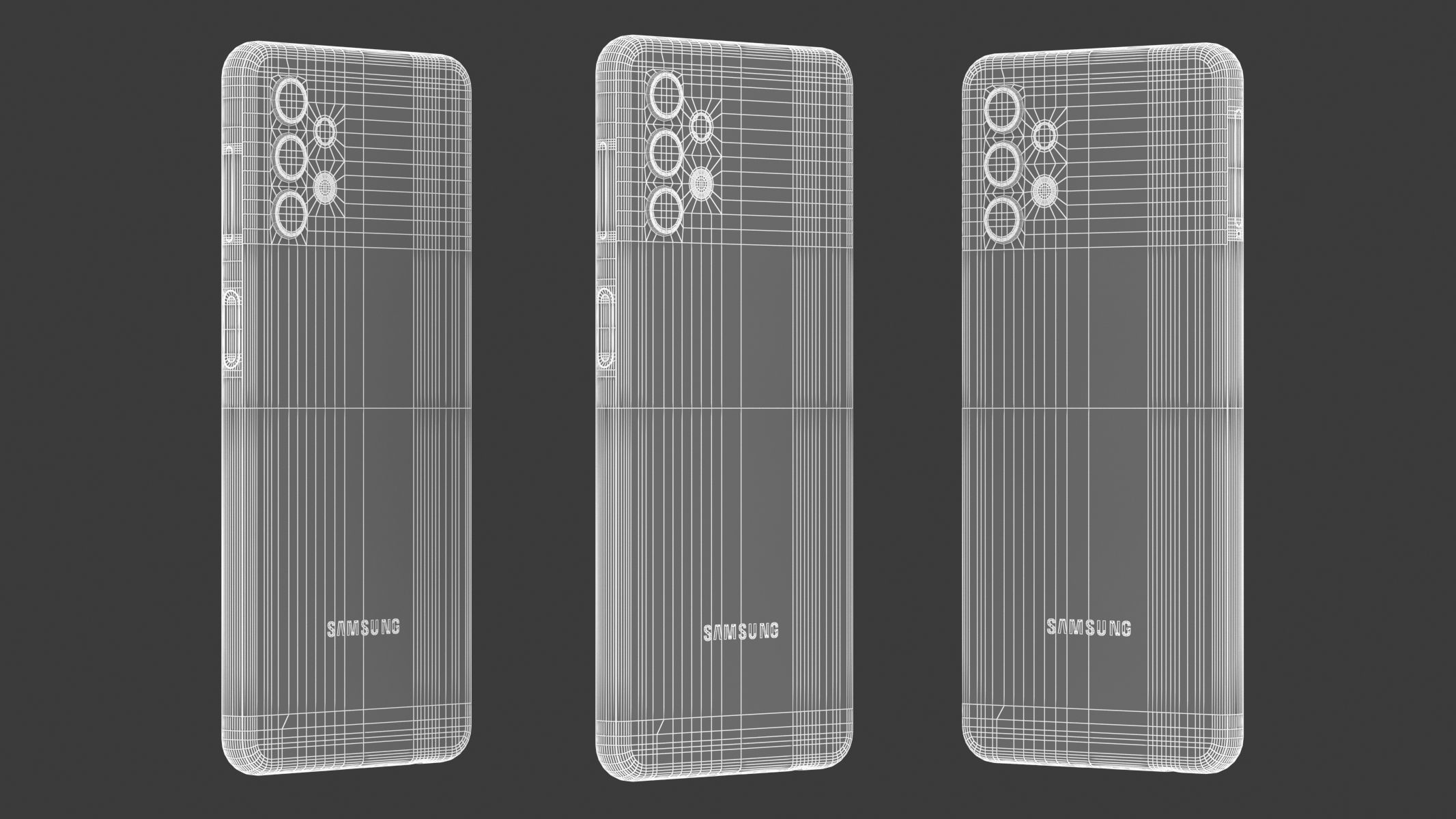 Galaxy A32 5G Awesome Blue 3D model_18