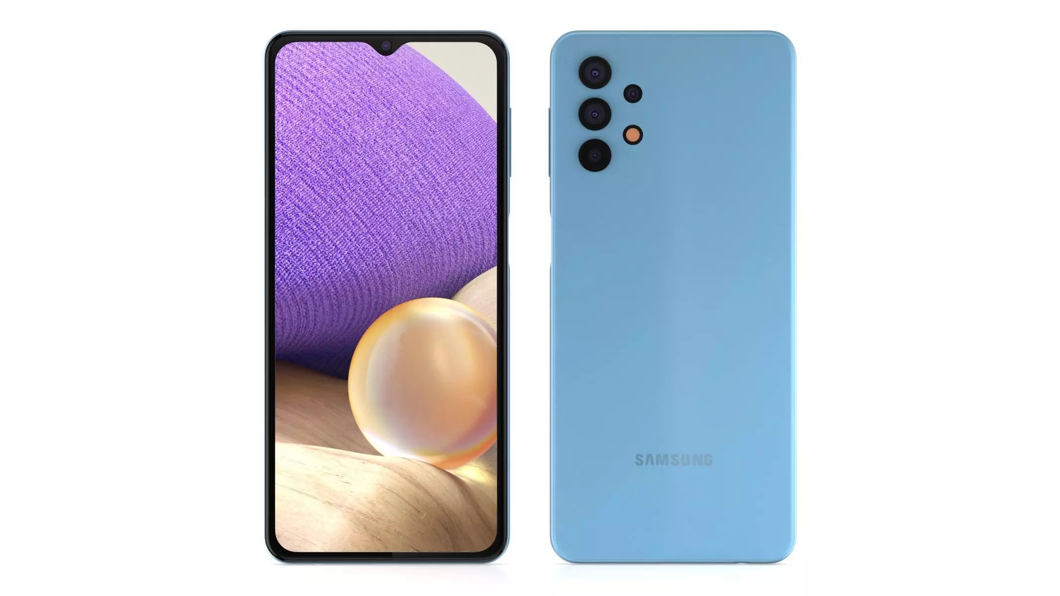 Galaxy A32 5G Awesome Blue 3D model_0