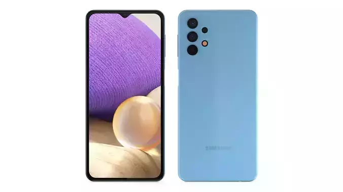 Galaxy A32 5G Awesome Blue 3D model