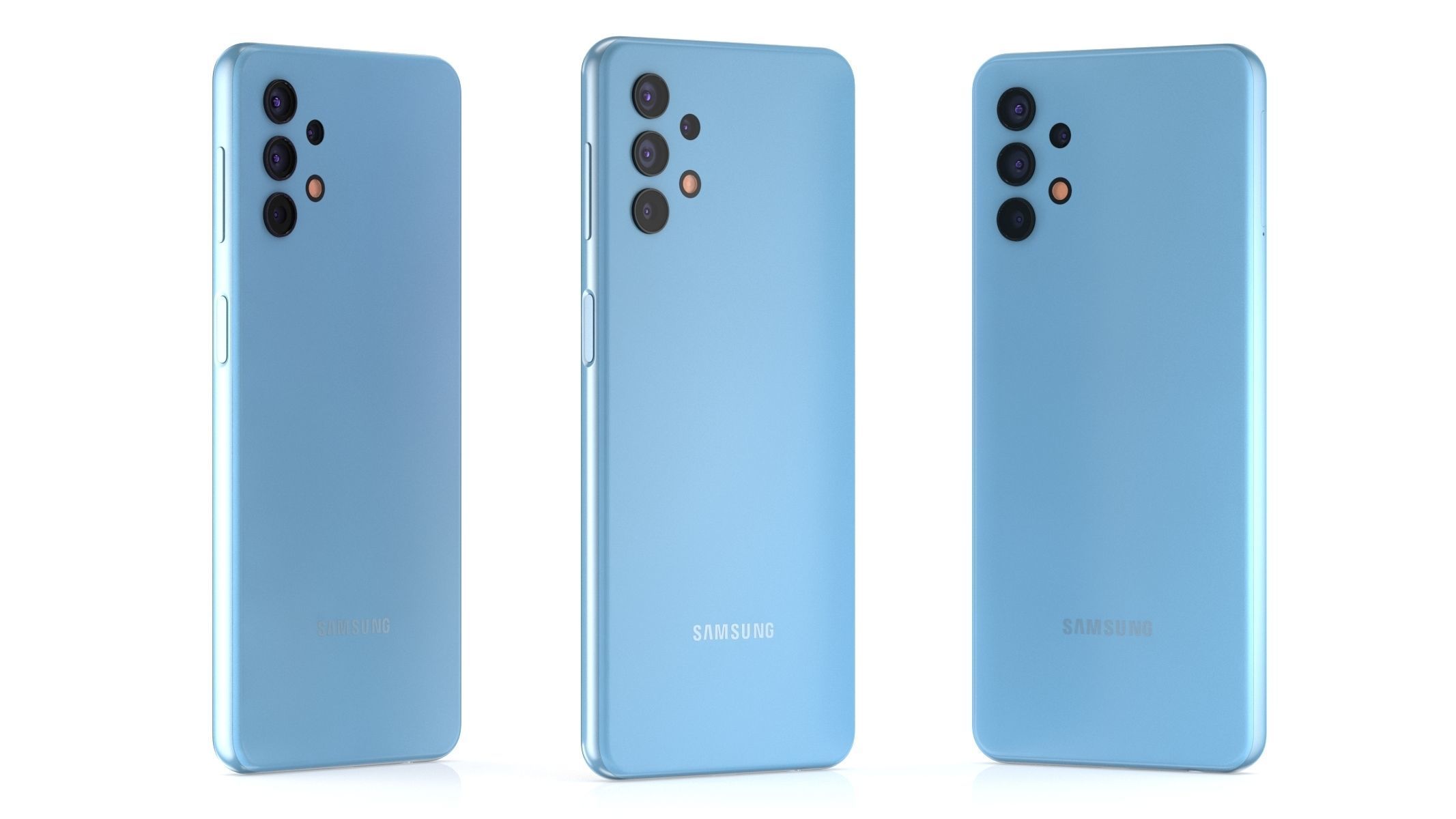 Galaxy A32 5G Awesome Blue 3D model_8