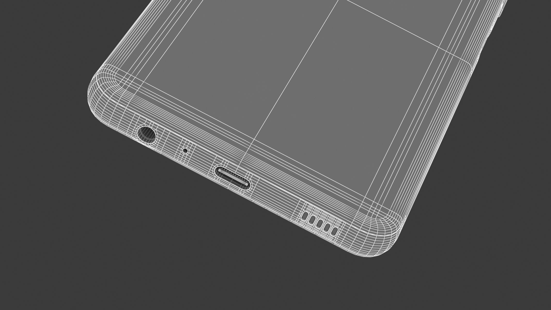 Galaxy A32 5G Awesome Blue 3D model_15