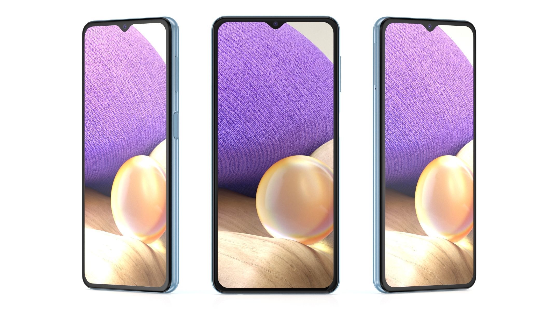 Galaxy A32 5G Awesome Blue 3D model_7