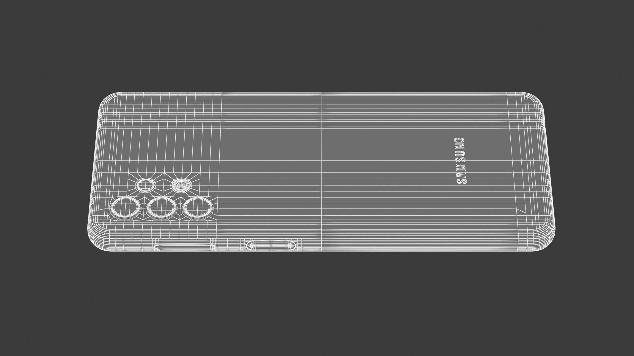 Galaxy A32 5G Awesome Blue 3D model_12