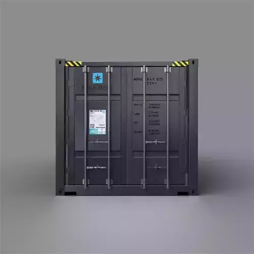 Shipping Container 20ft 3D model