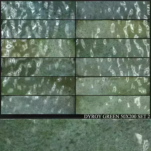 Peronda Dyroy Green 50x200 Set 2 3D model