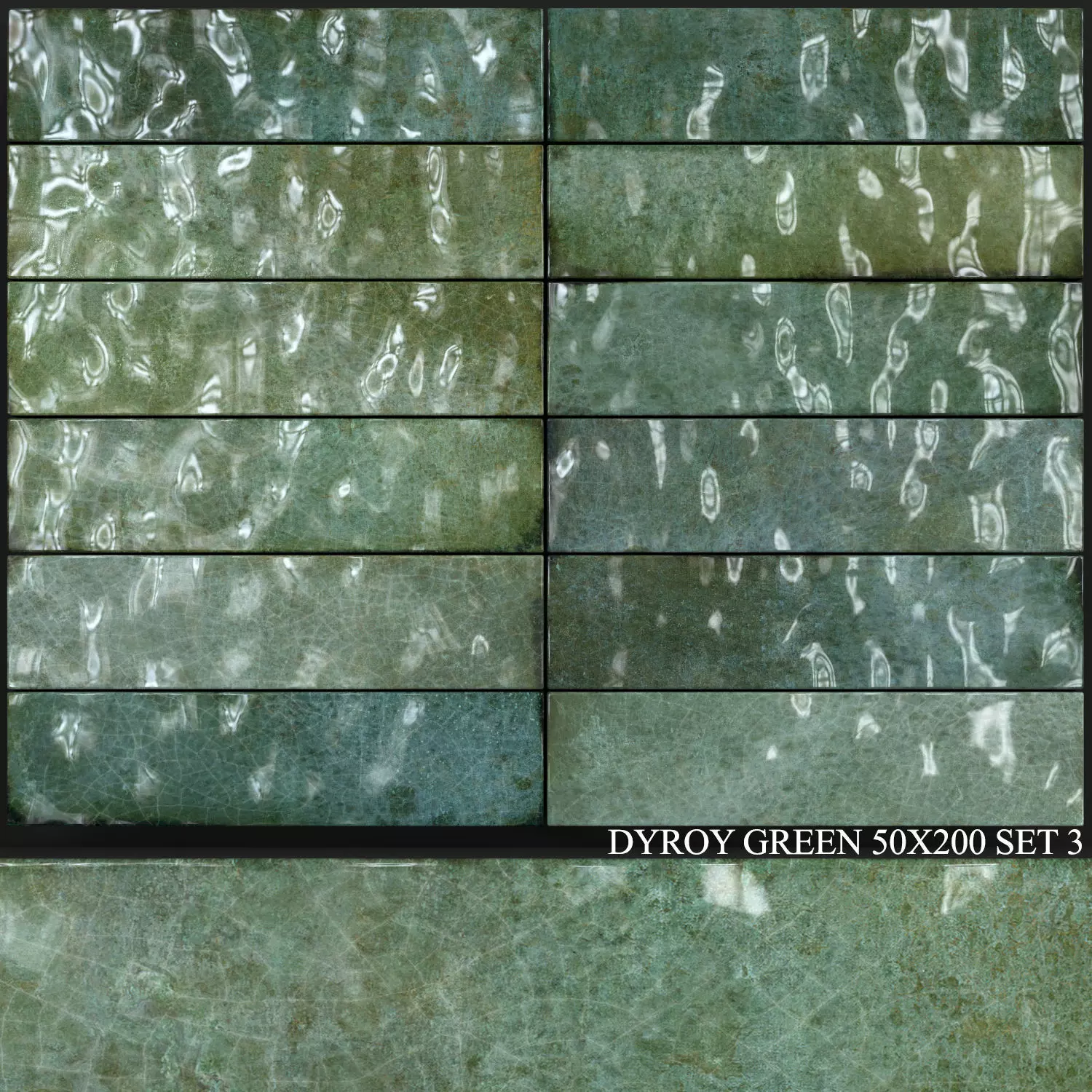 Peronda Dyroy Green 50x200 Set 3 3D model_0