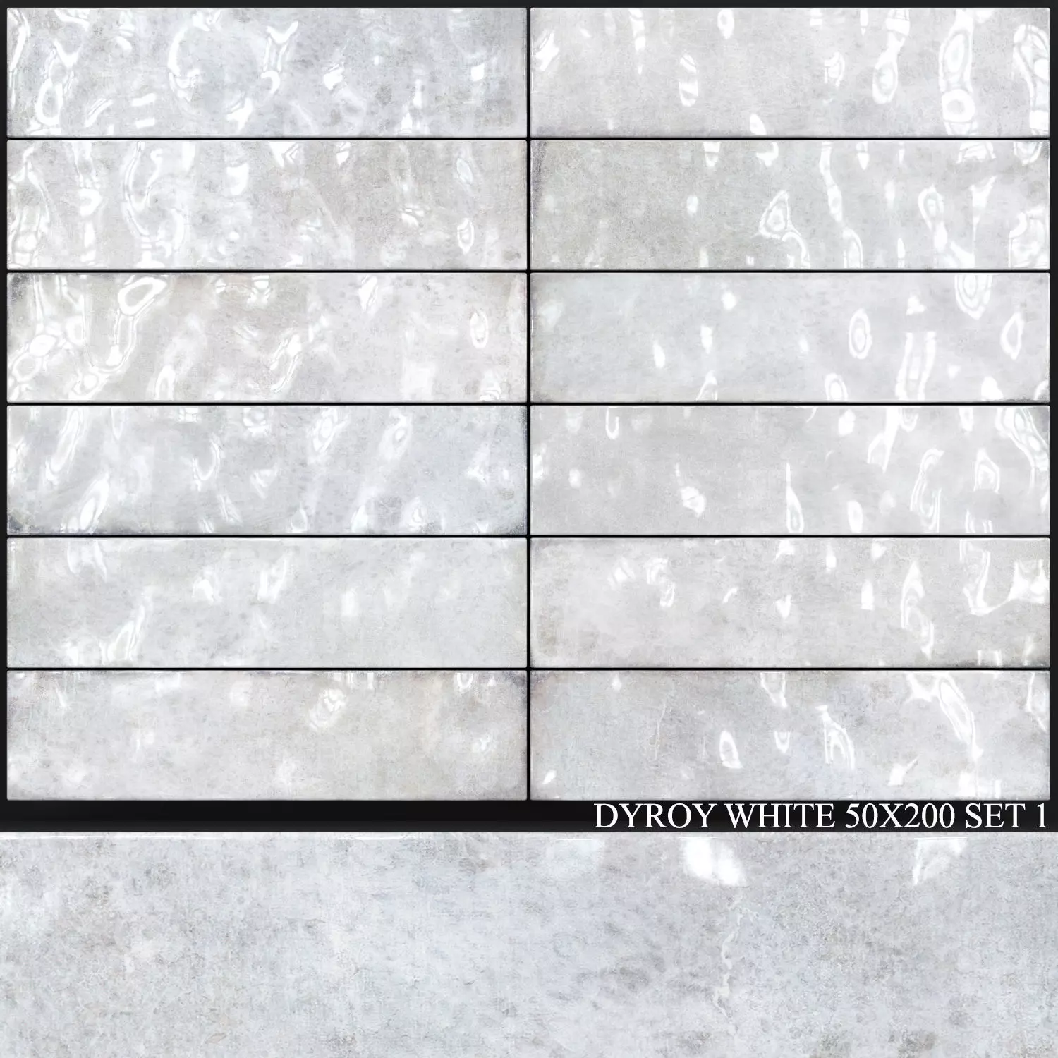 Peronda Dyroy White 50x200 Set 1 3D model_0