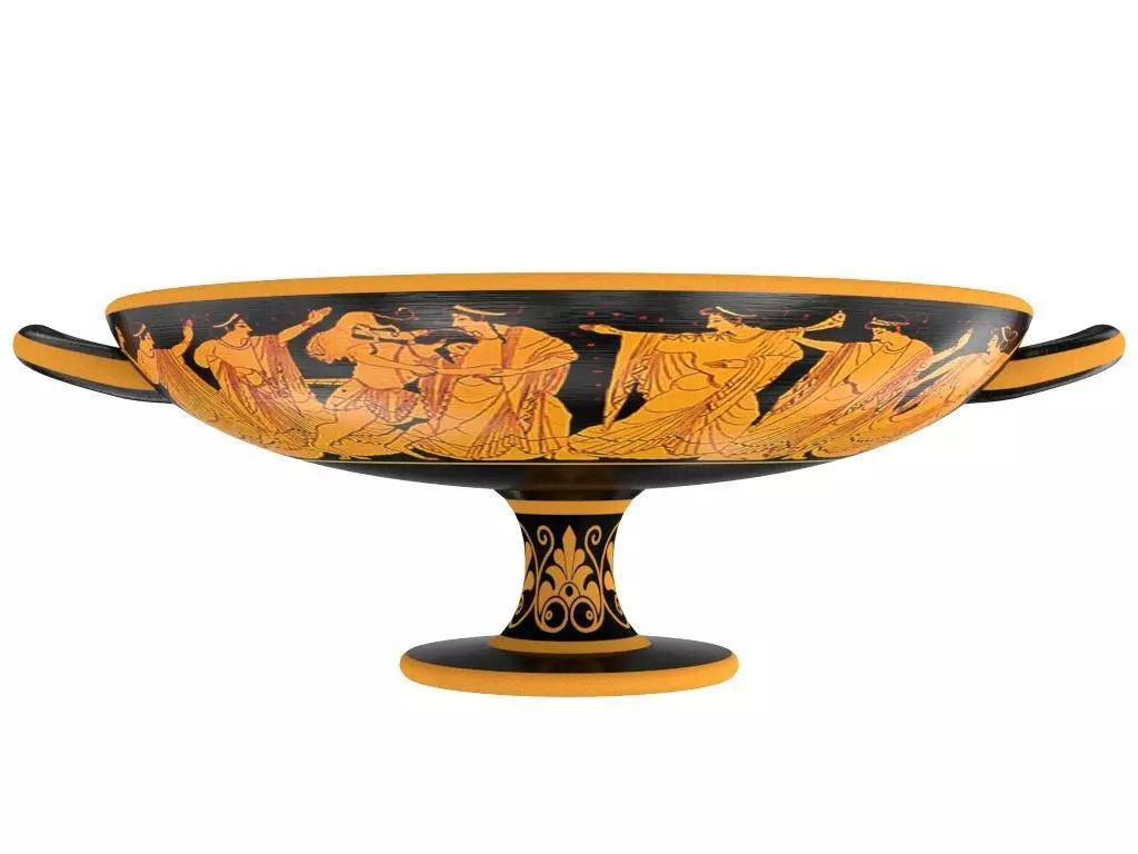 Kylix - Ancient Greek Pottery 3D model