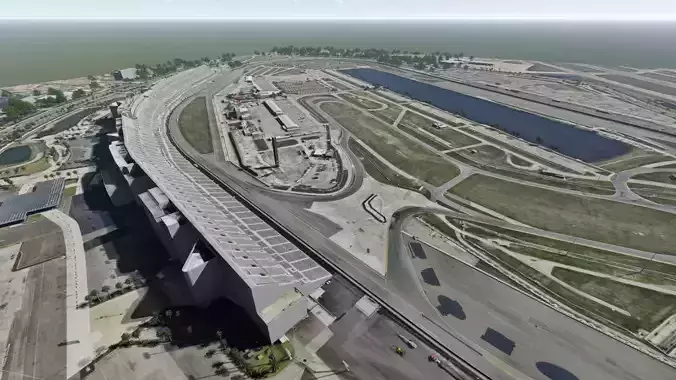 Daytona Speedway 3D model