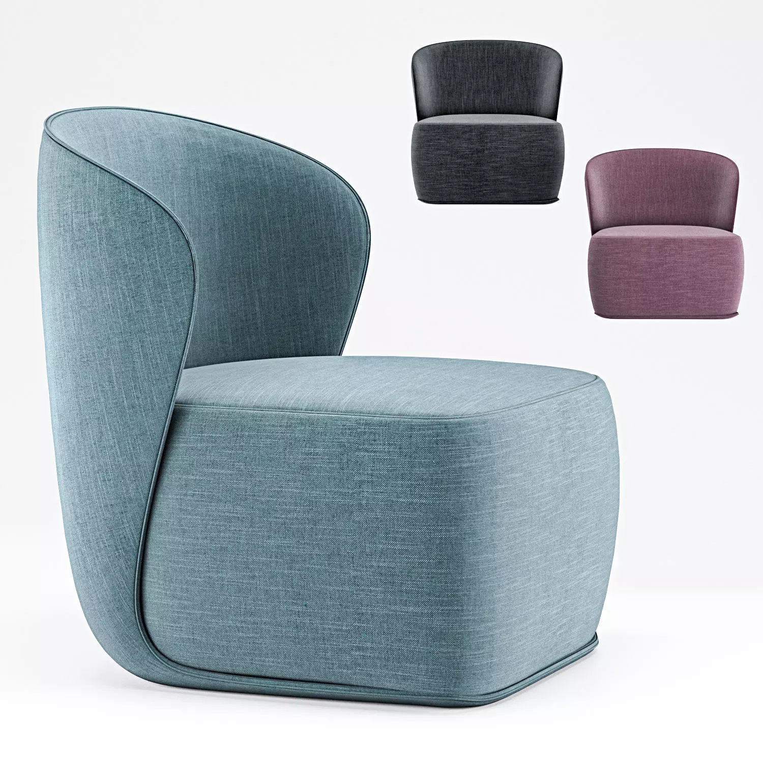 Snug Chair 3D model_0