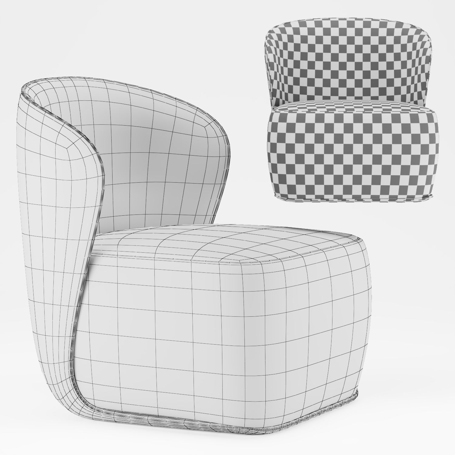 Snug Chair 3D model_3
